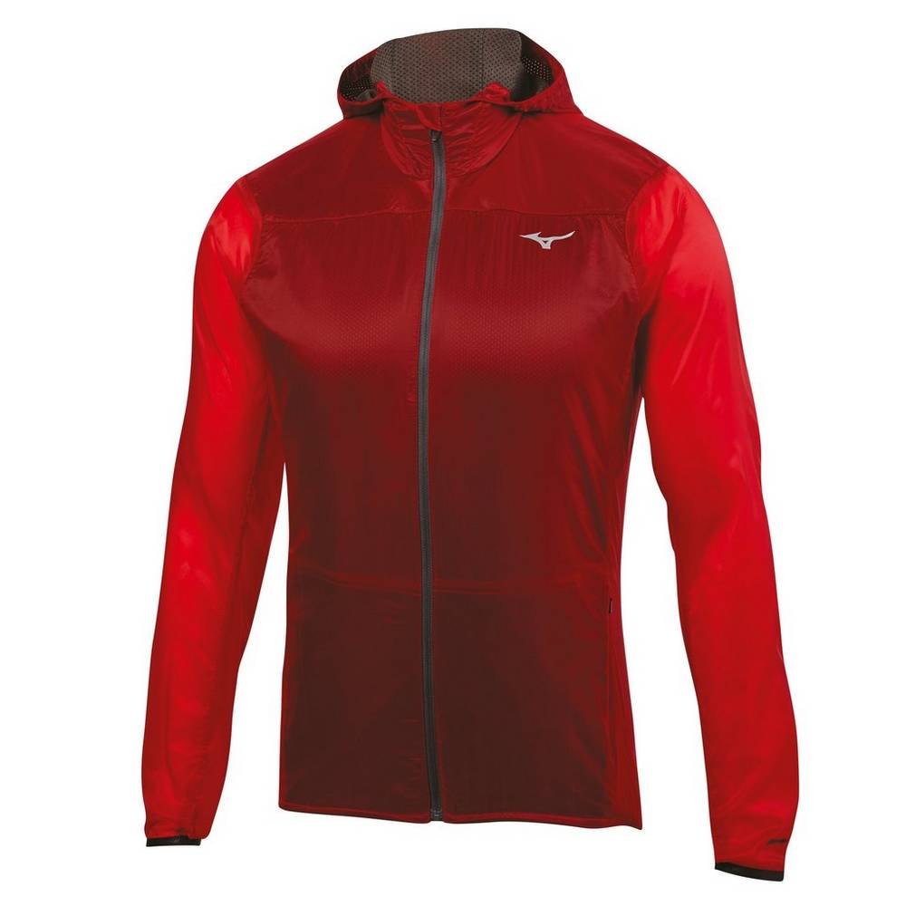 Mizuno Men's Breath Thermo Hoody Jacket Red (421490-DXG)